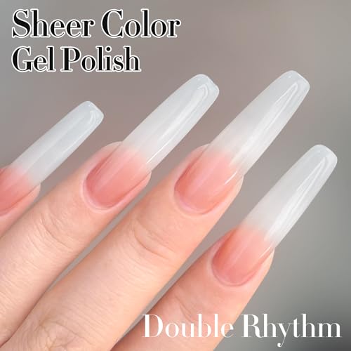 Double Rhythm Milky White Gel Nail Polish 15ml