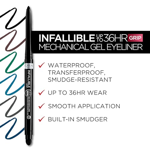 Beco 0.01 Oz Brown Denim Infallible Gel Eyeliner Pencil Waterproof & Smudge-Resistant