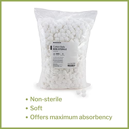 McKesson Cotton Balls 2000 Count 100% Pure