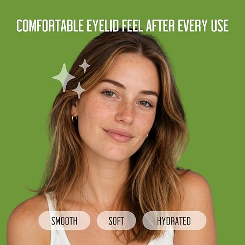 100 Biodegradable Avocado Eyelid Wipes for Gentle Cleansing