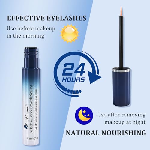 Eyelash Growth Serum for Longer, Thicker Lashes - 5ml