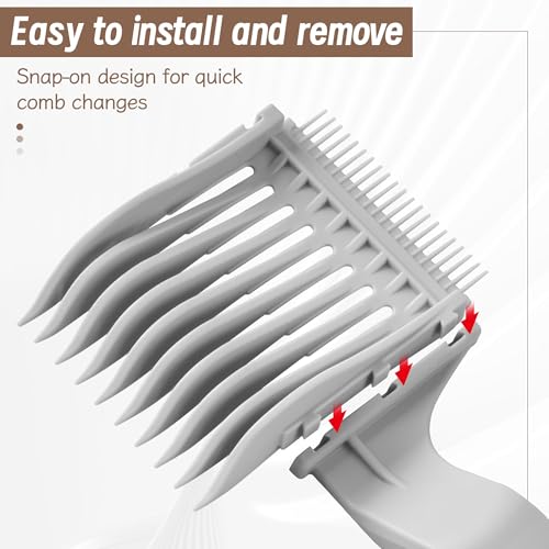 4-in-1 Barber Fade Comb Set with Detachable Heads | S M L XL