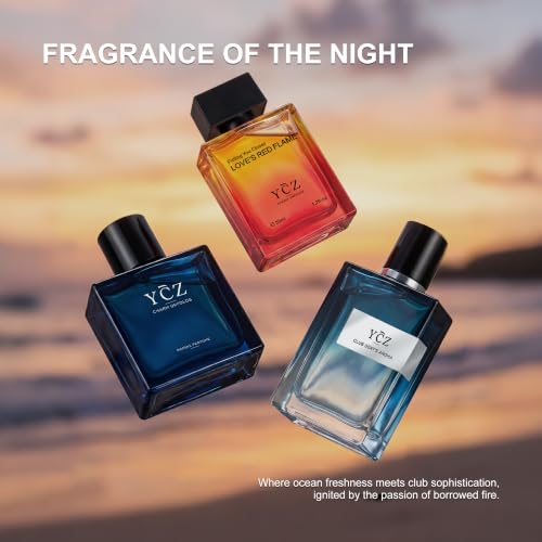 Ycz 3-Pack Men's Eau de Parfum Gift Set, 1.7 Fl Oz