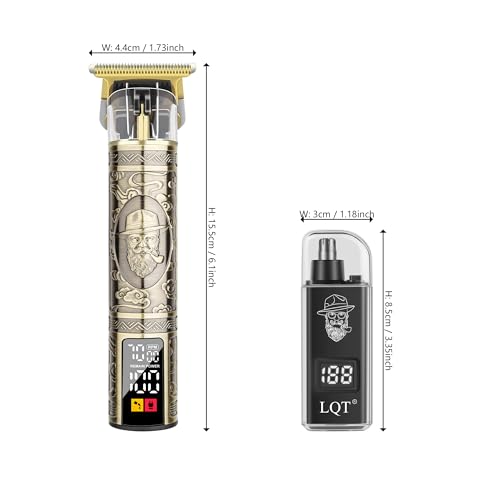 Professional Hair Clippers for Men 2 in 1 Beard Trimmer Kit
