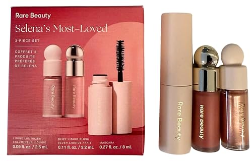 Rare Beauty Mini Makeup Set: Blush, Luminizer & Mascara