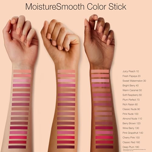 Neutrogena MoistureSmooth Color Stick Lipstick, Berry Brown
