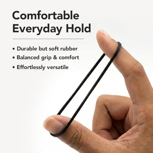 Annie 1000 Black Rubber Bands – 14mm Hair Bands