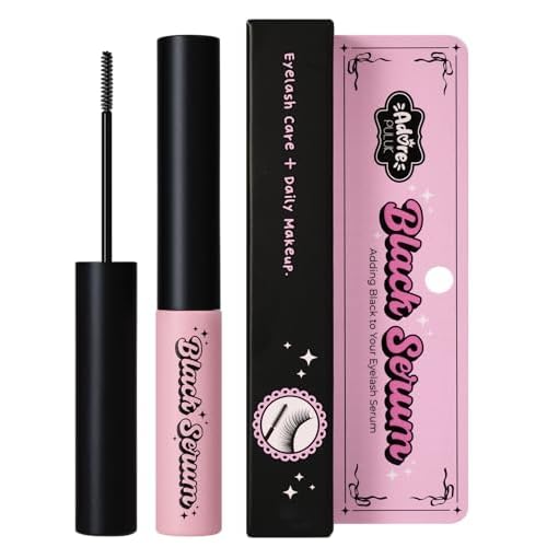 Adore Black Lash Serum ? Nourishing Eyelash Serum with Panthenol & Hyaluronic Acid, Conditions and Defines for Fuller-Looking Lashes, 5g / 0.17oz
