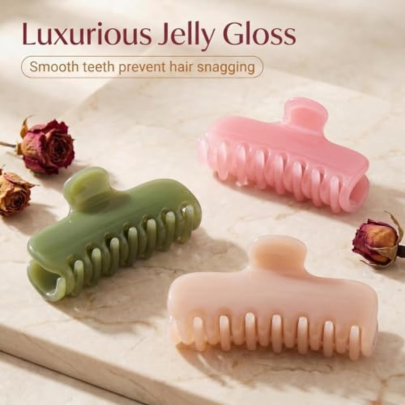 3.8 Inch French Acetate Hair Claw Clips for Women