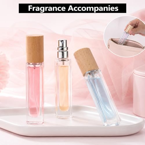 5Pc Travel Perfume Atomizer Bottles 10ml Refillable Leak-Proof