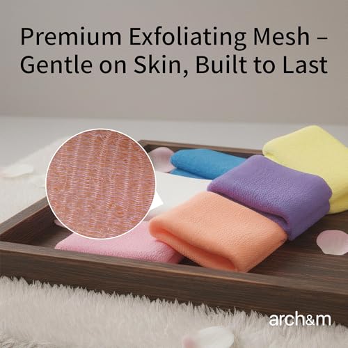Exfoliating Washcloth 3-Pack | Japanese Body Scrubber