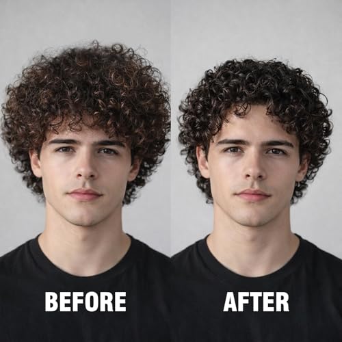 Leave-In Conditioner for Men - 3-in-1 Frizz Control & Curl Definition