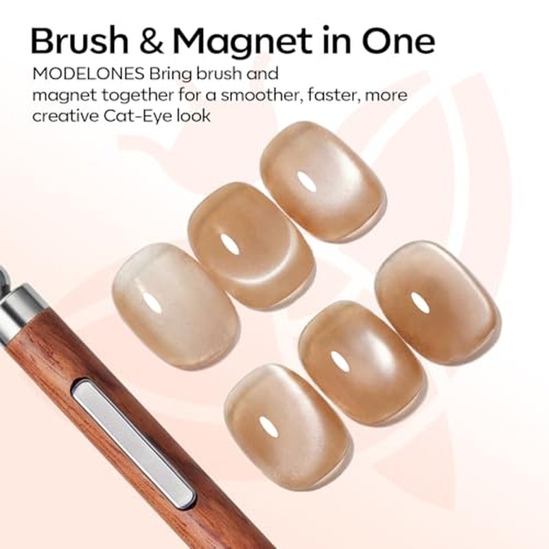 3-in-1 Cat Eye Nail Magnet with Acrylic Brush Set