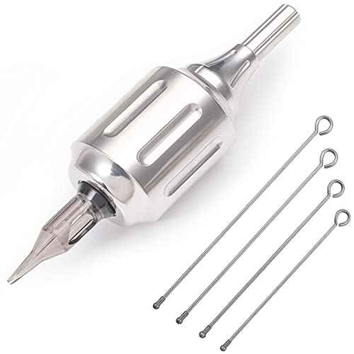 Cartridge Tattoo Grips-CNC 316L Stainless Steel Heavy Adjustable Autoclavable Tattoo Cartridge Grip 32mm for Rotary Tattoo Gun and Coil Machine