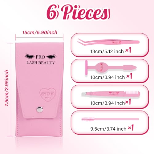 Eyelash Extension Tweezers Kit 3-in-1 DIY Lash Applicator Tool