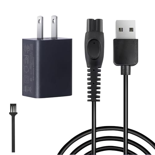 5V Charger for Philips Electric Shaver, Replacement Charger for Philips Norelco One Blade QP2724 QP2834 QP1324 MG5910 MG7910 MG9510 MG9520 PQ888 PQ889 (Only Fit for 5V,Not All Models)