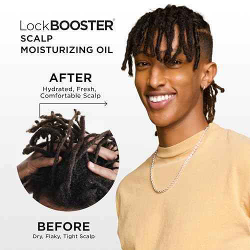 Style Factor LockBOOSTER Scalp Moisturizing Oil ? Lightweight Hydration with Peppermint & Tea Tree Oil for revitalizing Braids, Locs & Twists ? Soothes, Nourishes and Supports Scalp Care ? 4 oz