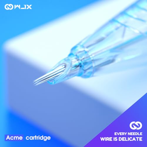 Disposable Round Liner Tattoo Needles - 20 Pack with No Backflow Membrane