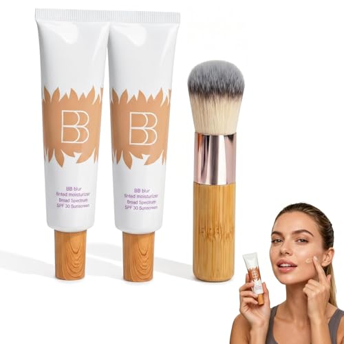Aikertec BB Blur Tinted Moisturizer SPF 30 - Medium Coverage, Vegan