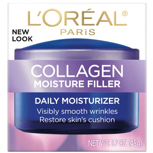 L'Oreal Paris Collagen Daily Moisturizer | Anti-Aging Wrinkle Cream, 1.7oz