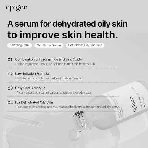 Niacinamide 22% + Zinc Serum for Face, Pore Reducer, Diminishes Acne Prone, Skin Balancing Pore Reducing, Korean Skin Care, 1oz