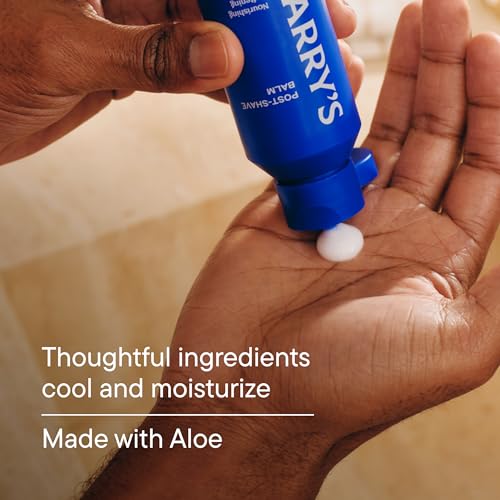 Harry's Post-Shave Balm for Men with Aloe - 3.4 fl oz - Calms and Soothes Skin After Shaving,(Pack of 4)