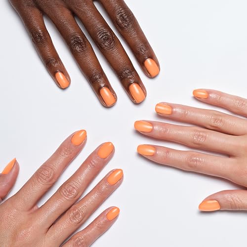 Sally Hansen Insta-Dri Electric Feels Nail Polish 352 Peachy Flare Neon Orange 0.31 Fl Oz