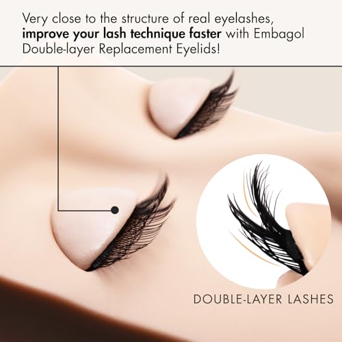 Double-Layer Replacement Eyelids for Lash Extensions (3 Pairs)