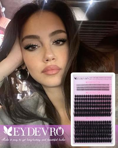 Fluffy Lash Clusters with Bottom Lashes – Volume D Curl 10-20mm