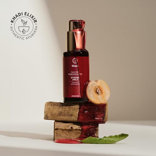 Khadi Strong Amla Hair Oil - 100% Natural Ayurvedic Formula, 1.69oz