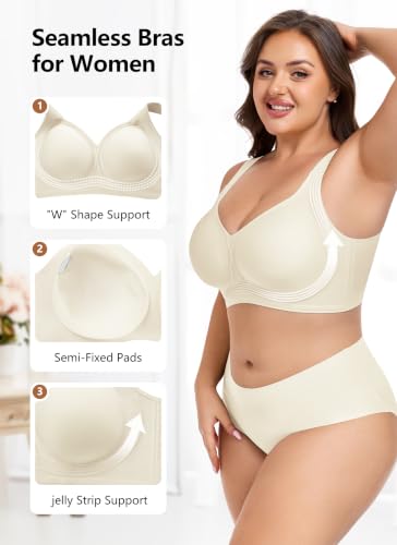 Xcutting Wireless Jelly Bra - Full Coverage Comfort