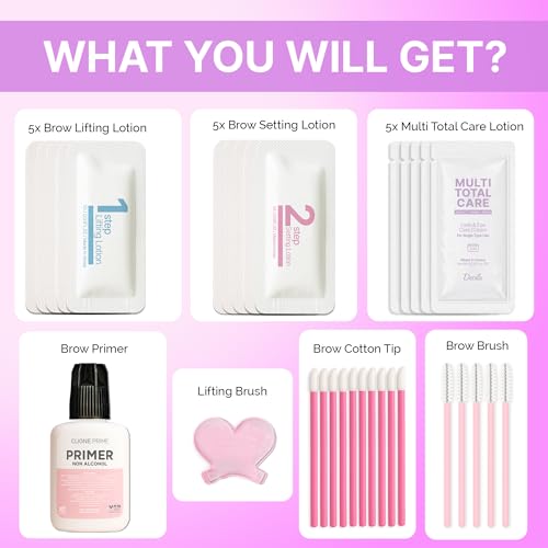 Eyebrow Lamination Kit - DIY Brow Lift for Fuller Brows