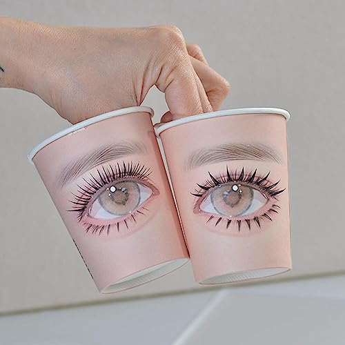Eyelash Practice Paper Cups - 20 Pieces for Lash Extension Training