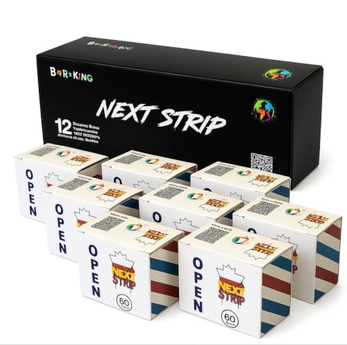 Next Strip Premium Neck Strips, Large Size – 60 Count, Barber & Salon