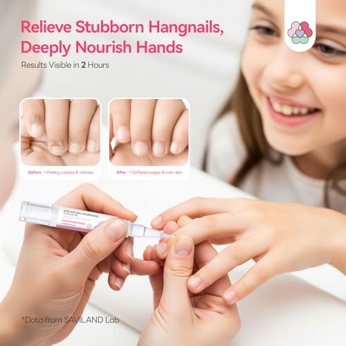 SAVILAND Kids Cuticle Oil Pen - Gentle Plant-Based Nail Care