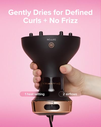 Bellissima Diffon Ceramic Diffuser Hair Dryer for Curly Hair