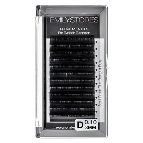 80D DIY Eye Lashes Extensions Hairy Cluster Volume Lashes Mixed 8-16mm Soft Lightweight Individual False Eyelashes Wispy Lashes Dramatic Look (80D-8-16MM Mixed)