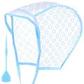 Blue Hair Highlighting Cap Kit with Crochet Hook for DIY & Salon Coloring