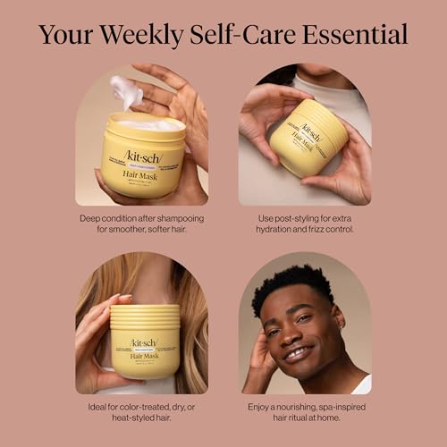 Kitsch Moisturizing Coconut Oil Hair Mask for Damaged & Dry Hair - 10 oz