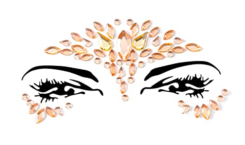 Face Gems Adhesive Glitter Jewel Tattoo Stickers - 9 Pack