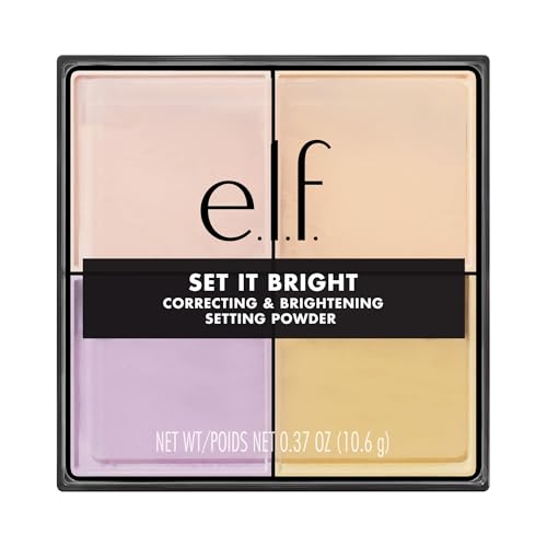 e.l.f. Set It Bright Powder Quad - Vegan Loose Setting Powder