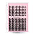 Manga Lash Clusters Fairy Lash Clusters Wispy DIY Individual False Eyelashes Thin & Soft Cluster Eyelash Extensions for Newbie's Eyelash Clusters Anime 8-18mm Mixed