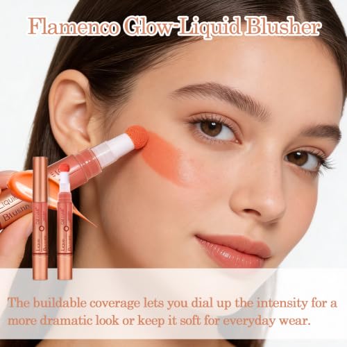 Flamenco Glow Liquid Blush – Peach Tone 6ML