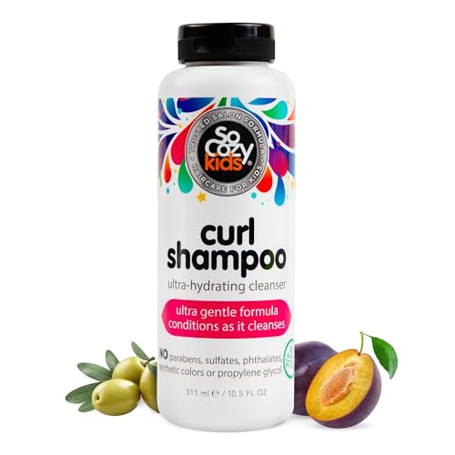 SoCozy Curl Shampoo for Kids Hair | Ultra-Hydrating, 10.5 Fl Oz