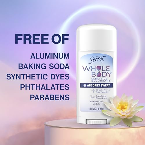 Whole Body Deodorant Stick - Aluminum Free, 72 Hour Odor Protection
