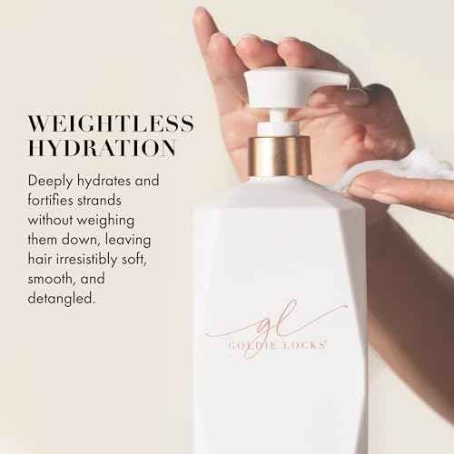 Goldie Locks Ultra Hydrating Conditioner - Moisturizes Frizz and Split Ends - Sulfate Free - Safe for Extensions and Color-Treated Hair - Protein-Free - 33.8 fl oz