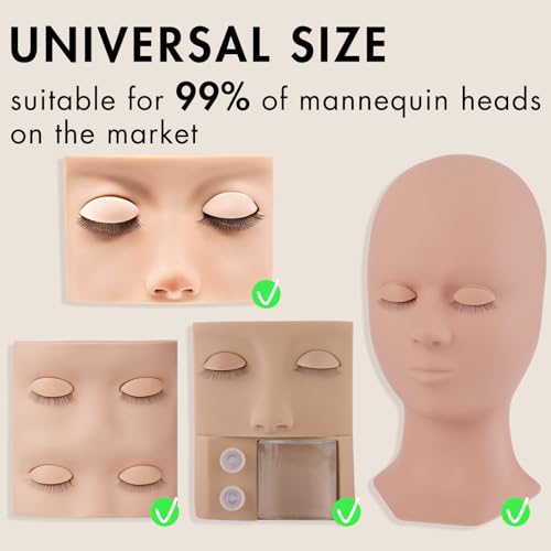 Double-Layer Replacement Eyelids for Lash Extensions (3 Pairs)