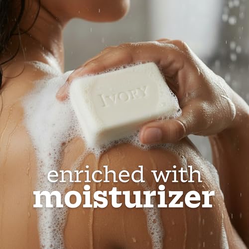 Ivory Gentle Bar Soap, 99.44% Pure, 12 Count