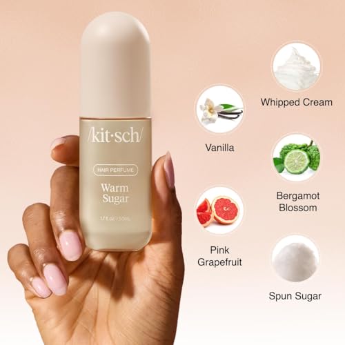 Kitsch Warm Sugar Hair Perfume & Body Mist - Odor-Eliminating Spray (50ml)