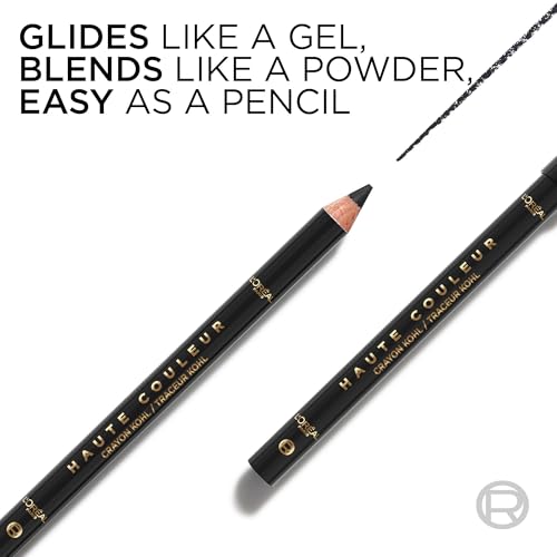 L'Oreal Paris Haute Couleur Kohl Eyeliner Pencil, Black Silk